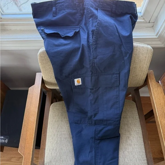 Carhartt WIP Regular Cargo Pant (color: Air Force Blue) - Picture 5 of 8